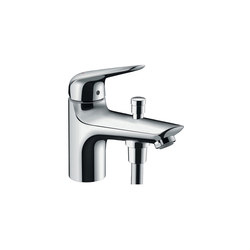 hansgrohe Novus Monotrou single lever bath and shower mixer with Eco ceramic cartridge (with 2 flow rates) | Badewannenarmaturen | Hansgrohe