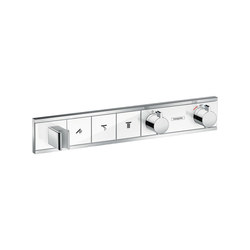 hansgrohe RainSelect Finish set for concealed installation for 3 functions | Shower controls | Hansgrohe