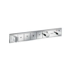 hansgrohe RainSelect Finish set for concealed installation for 4 functions | Shower controls | Hansgrohe
