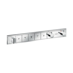 hansgrohe RainSelect Finish set for concealed installation for 5 functions | Shower controls | Hansgrohe