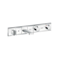 hansgrohe RainSelect Finish set for concealed installation for 2 functions bath tub | Shower controls | Hansgrohe