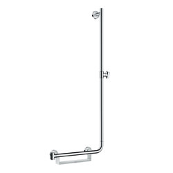 hansgrohe Barre de douche Unica'Comfort 1,10m avec poignée à gauche, sans flexible | Accessoires robinetterie | Hansgrohe