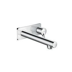 hansgrohe Talis S Single lever basin mixer for concealed installation with spout 225 mm wall-mounted | Wash basin taps | Hansgrohe