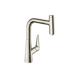 hansgrohe Talis Select S Single lever kitchen mixer 220 with pull-out spout | Kitchen taps | Hansgrohe