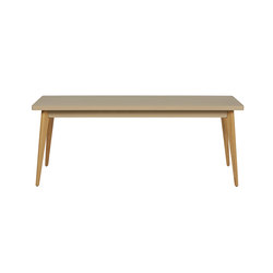 Table 55 -200 pieds chêne | Contract tables | Tolix