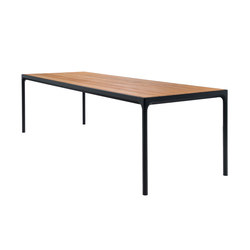 FOUR | Dining table 90x270 Black frame | Tabletop rectangular | HOUE