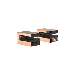 Quadra | Shelf Clamp 3 | Bath shelves | Frost