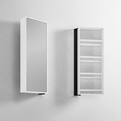 Drehbarer Spiegel aus Corian | Mirror cabinets | Rexa Design