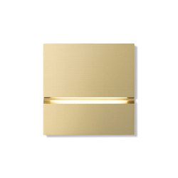 Via walkway light - brushed brass | Security systems | Basalte