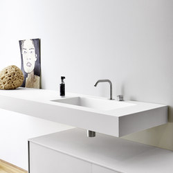 Unico Platte mit integriertem Waschbecken | Waschtische | Rexa Design