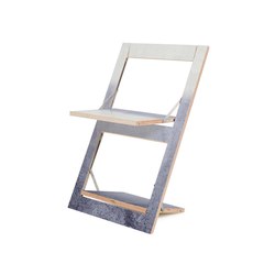 Fläpps Folding Chair | Fading Grey by Monika Strigel | Chairs | Ambivalenz