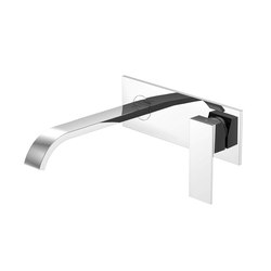 135 1874 3 Wall mounted single lever basin mixer (Finish set) | Wash basin taps | Steinberg