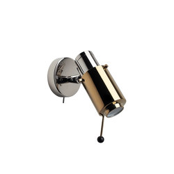 BINY | SPOT - LED nickel/gold with switch |  | DCW éditions