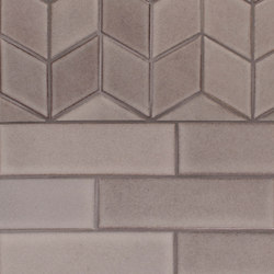 Brownstone 8” Brownstone Cap | 2x8 Smooth and Diamonds | Ceramic tiles | Pratt & Larson Ceramics