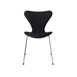 Series 7™ | Chair | 3107 | Front upholsred | Chrome base | Sedie | Fritz Hansen