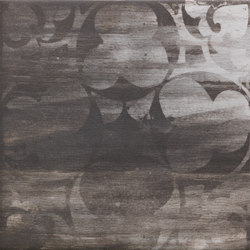 Wood on Fire | Deco Dark 20x20 cm | Ceramic tiles | IMSO Ceramiche