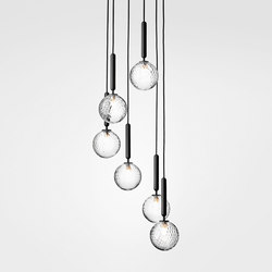 Miira 6 Optic | Ceiling suspended chandeliers | Nuura
