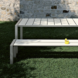 Sushi bench & table | Tables and benches | Kristalia