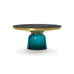 Bell Coffee Table brass-marble-blue |  | ClassiCon