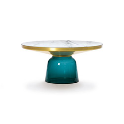 Bell Coffee Table brass-marble-blue |  | ClassiCon
