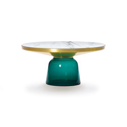 Bell Coffee Table brass-marble-green |  | ClassiCon