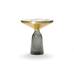 Bell Side Table brass-marble-grey | Tables d'appoint | ClassiCon