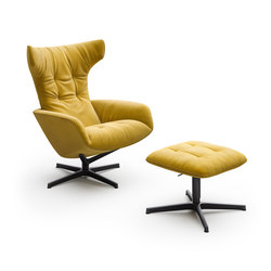 Onsa Chair with Pouf | Armchairs | Walter Knoll