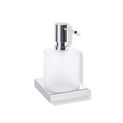 Soap dispenser with holder | 100.06.11045 | Soap dispensers | HEWI