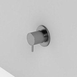 Built-in shower mixer group