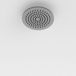 Inspectional round or squared shower head