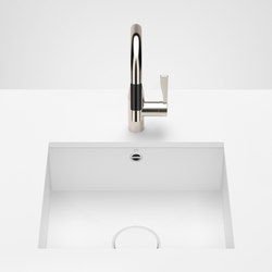 Kitchen sink in glazed steel - Lavello monovasca | Lavelli cucina | Dornbracht
