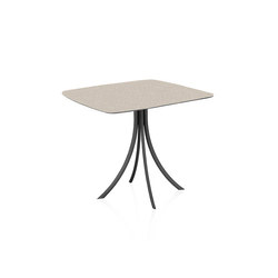 Bistro Outdoor Dining table stand with elliptical top | Bistro tables | Expormim