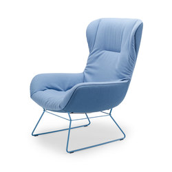 Leya | Wingback Chair with wire frame | Fauteuils | FREIFRAU MANUFAKTUR