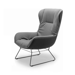 Leya | Wingback Chair with wire frame | Poltrone | FREIFRAU MANUFAKTUR