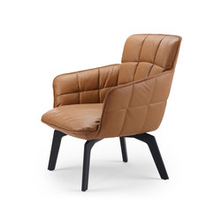 Marla | Easy Chair Low with wooden frame |  | FREIFRAU MANUFAKTUR