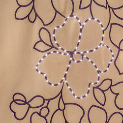 Dimout Matt-Bouquet | camel / ivory | Drapery fabrics | Forster Rohner Textile Innovations