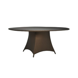 AMARI FULLY WOVEN DINING TABLE ROUND 180 | Contract tables | JANUS et Cie