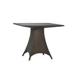 AMARI FULLY WOVEN DINING TABLE SQUARE 90 | Contract tables | JANUS et Cie