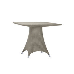 AMARI FULLY WOVEN DINING TABLE SQUARE 90 | Dining tables | JANUS et Cie