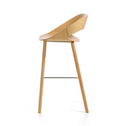 Kabira Wood ST 4WL | Bar stools | Arrmet srl