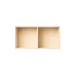Bücherregal Massive Esche Halbe Größe Horizontal M30 | Shelving | ATBO Furniture A/S