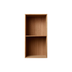 Bookcase Solid Mahogany Half-Size Vertical M30 | Shelving | ATBO Furniture A/S