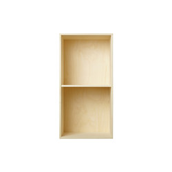 Bookcase Plywood Birch Half-size Vertical M30 | Shelving | ATBO Furniture A/S