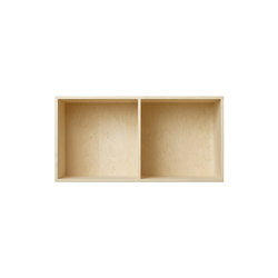 Bookcase Plywood Birch Half-size Horizontal M30 | Shelving | ATBO Furniture A/S