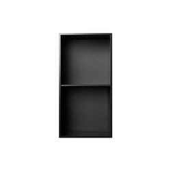 Bookcase Graphite Grey Half-Size Vertical M30