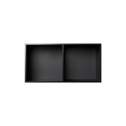 Bookcase Graphite Grey Half-Size Horizontal M30 | Shelving | ATBO Furniture A/S