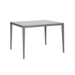 SLANT GLASS TOP CONTINENTAL TABLE RECTANGLE 92 | Dining tables | JANUS et Cie