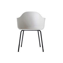 Harbour Dining Chair | Steel base / Light Grey Plastic | Stühle | Audo Copenhagen