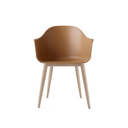 Harbour Dining Chair | Wood base / Natural Oak / Khaki | Sillas | Audo Copenhagen