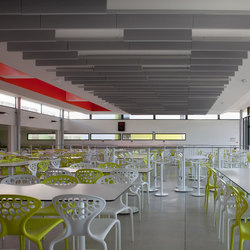 Stereo acoustic panels as baffles | Acoustic ceiling systems | Texaa®